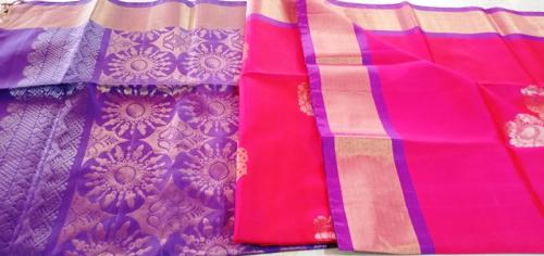 SOFT SILK SAREE WITH BLOUSE